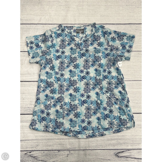 Top Short Sleeve By Clothes Mentor In Blue, Size: L