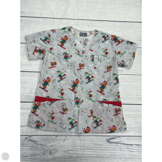 Top Short Sleeve By Clothes Mentor In Grey, Size: L