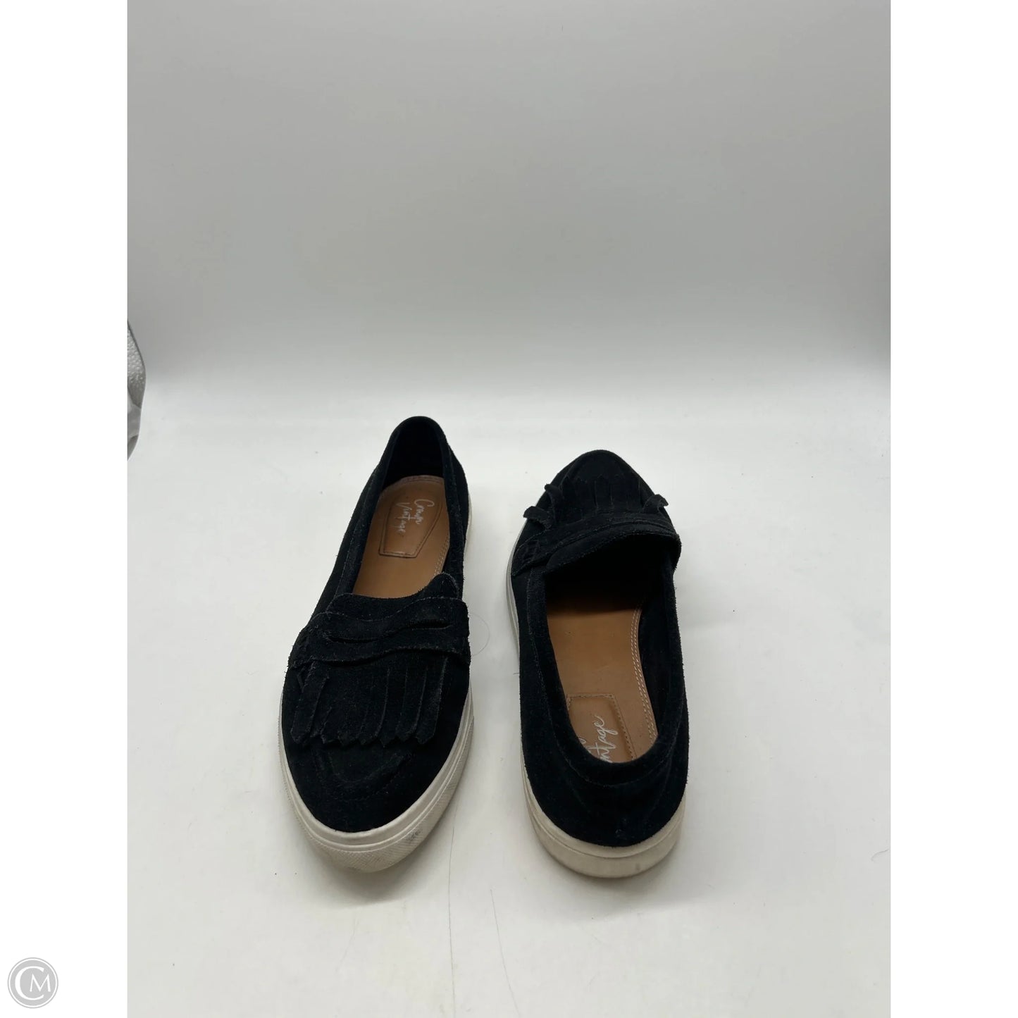Shoes Flats By Crown Vintage In Black, Size: 8.5