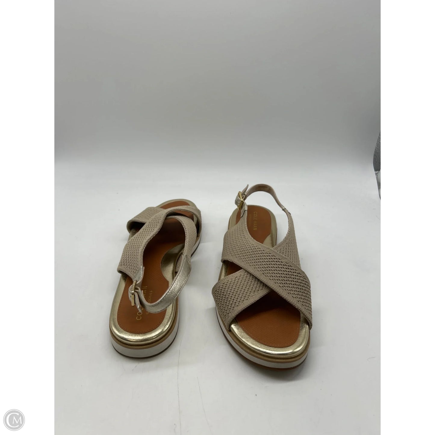 Sandals Flats By Cole-haan In Tan, Size: 8