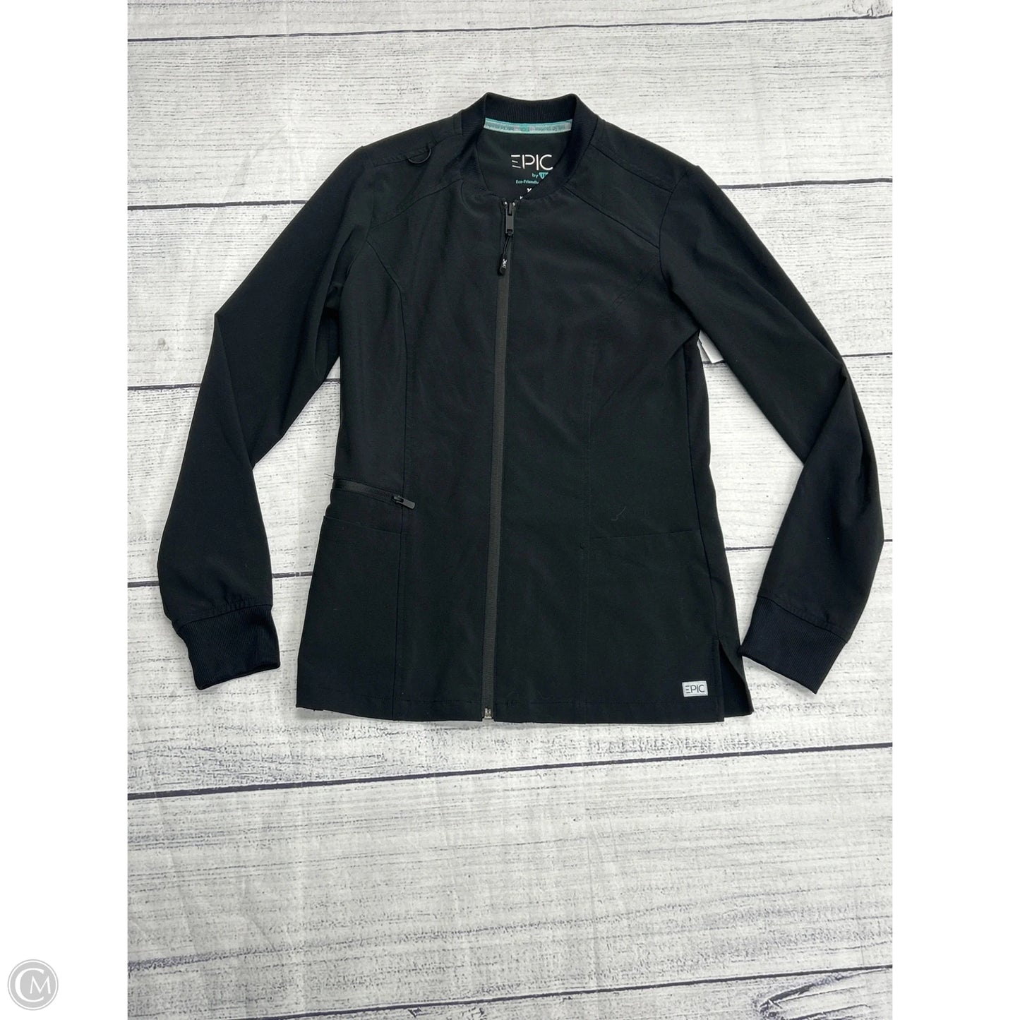Top Long Sleeve By Epic In Black, Size: Xxs