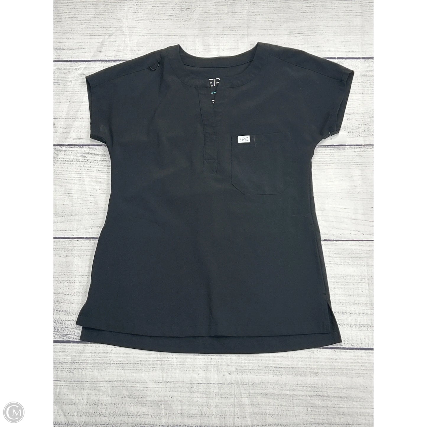 Top Short Sleeve By Epic In Black, Size: Xxs