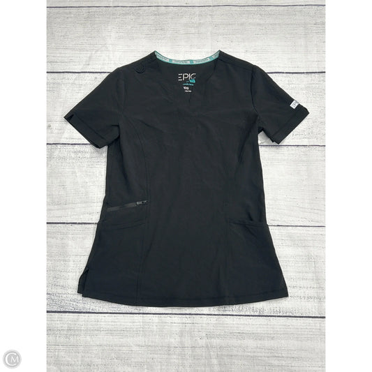 Top Short Sleeve By Epic In Black, Size: Xxs