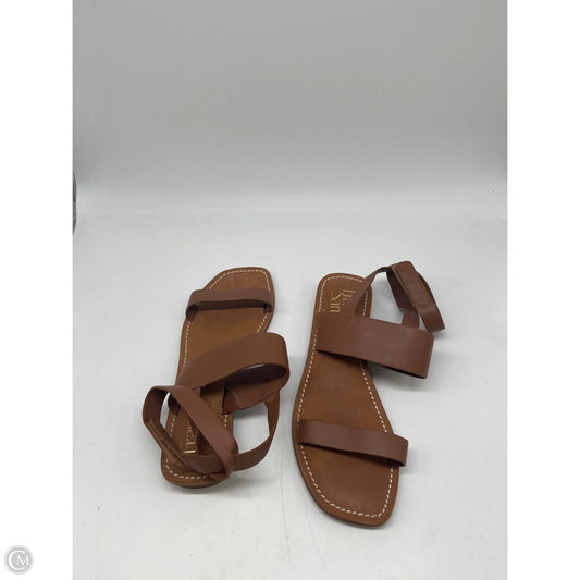 Sandals Flats By Franco Sarto In Brown, Size: 8