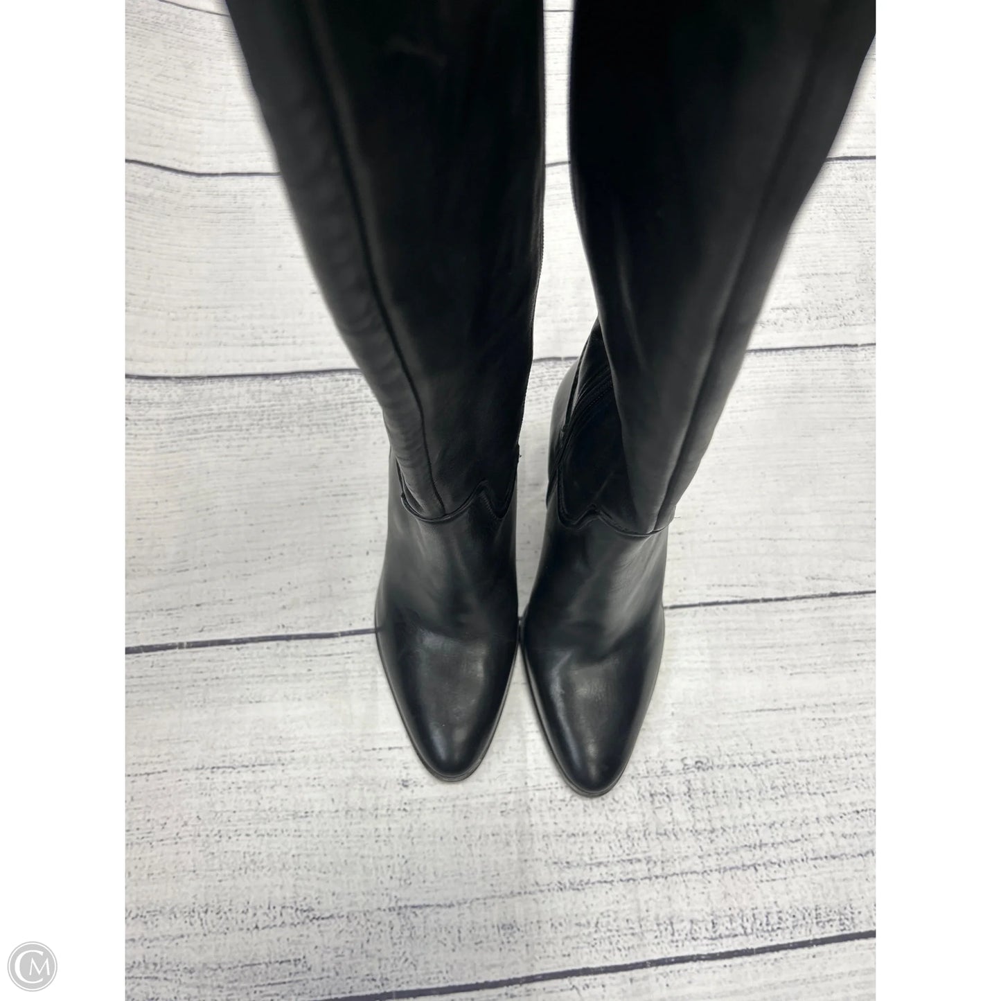 Boots Knee Heels By Vince Camuto In Black, Size: 8.5