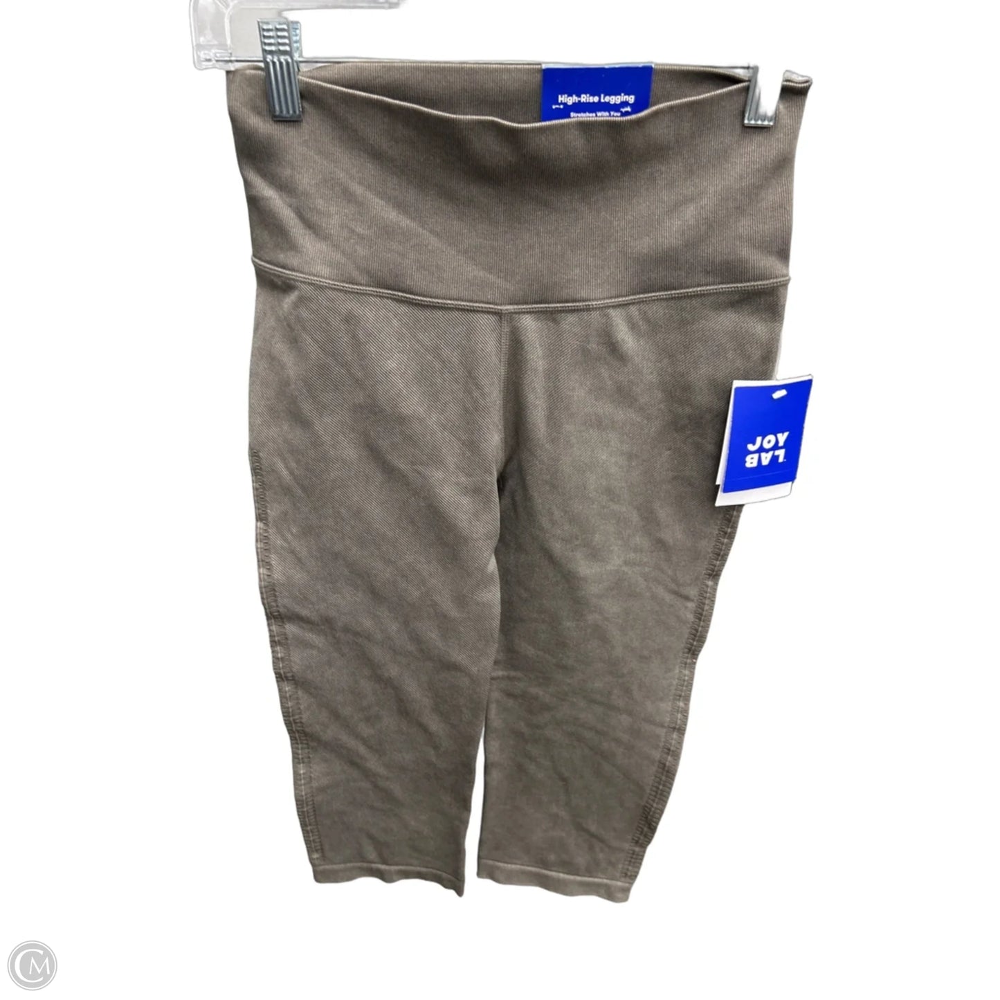Athletic Leggings Capris By Joy Lab In Grey, Size: M