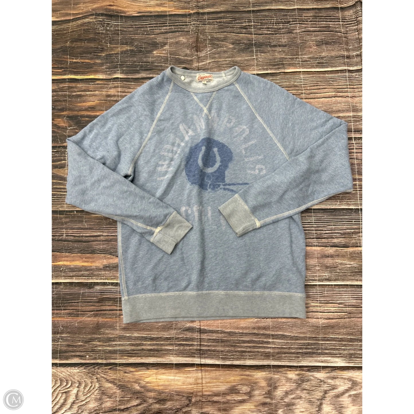 Sweatshirt Crewneck By Junk Food In Blue, Size: M