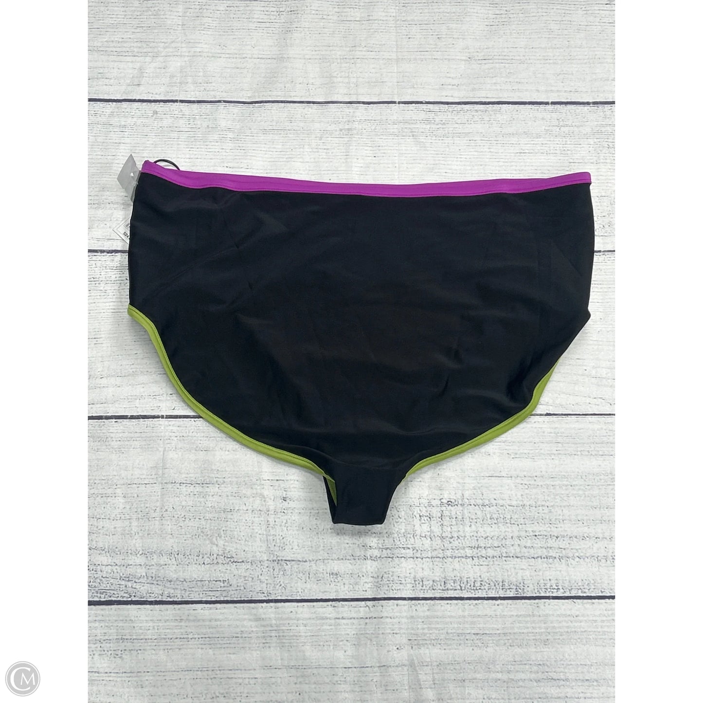 Swimsuit Bottom By Shade & Shore In Black, Size: 2x
