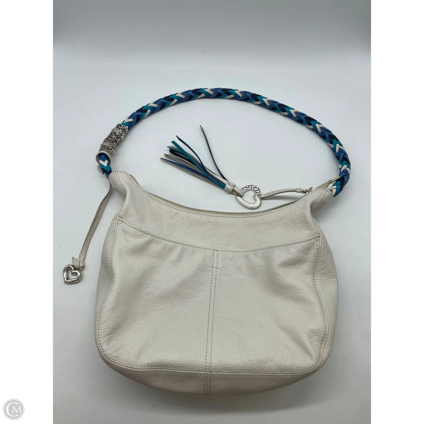 Handbag Leather By Brighton, Size: Medium