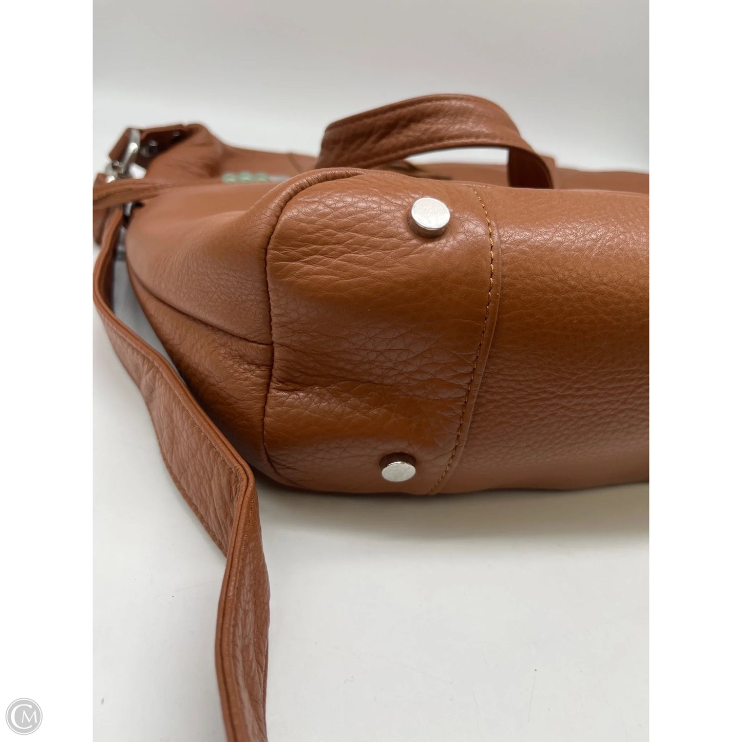 Diaper Bag Leather By Cmb, Size: Large