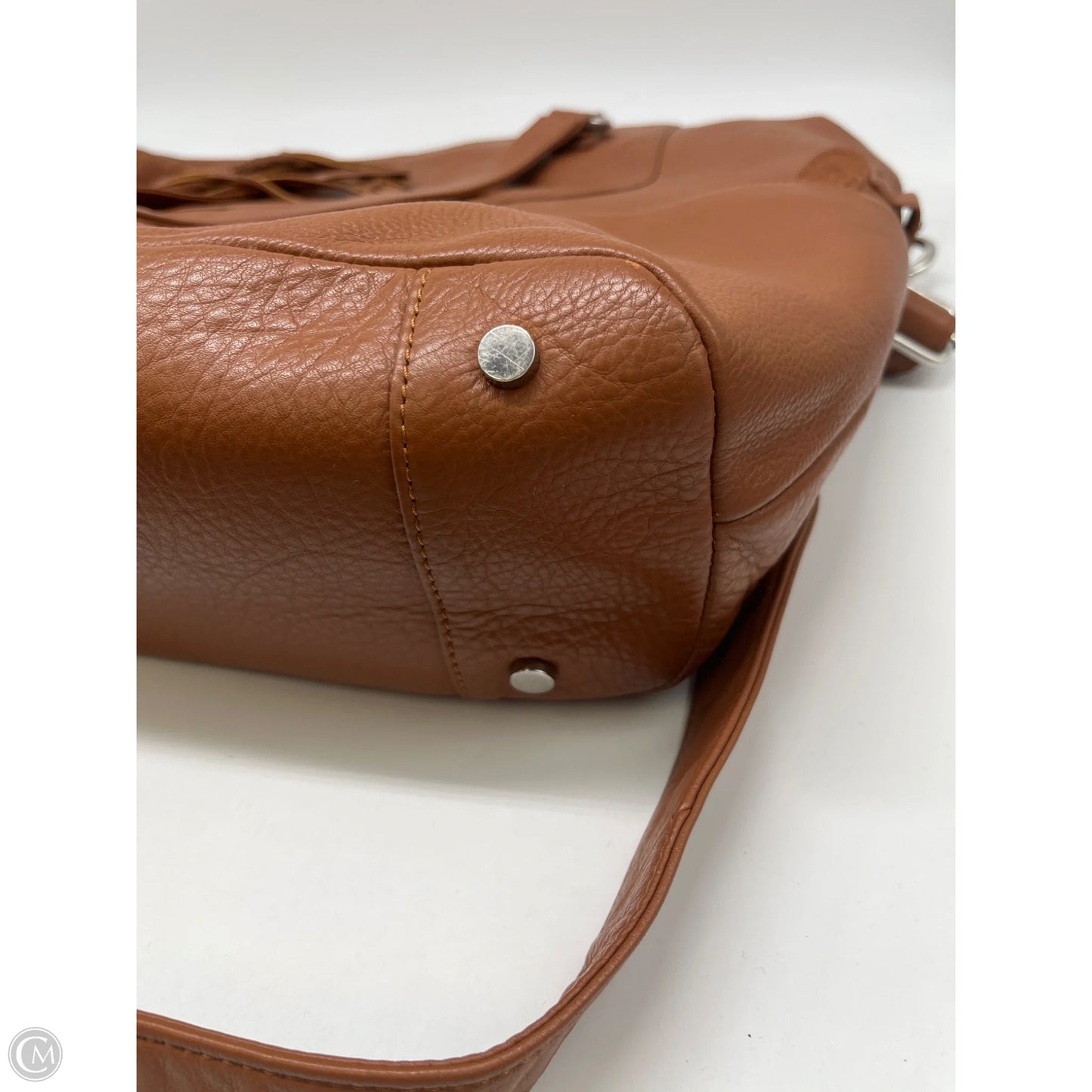 Diaper Bag Leather By Cmb, Size: Large