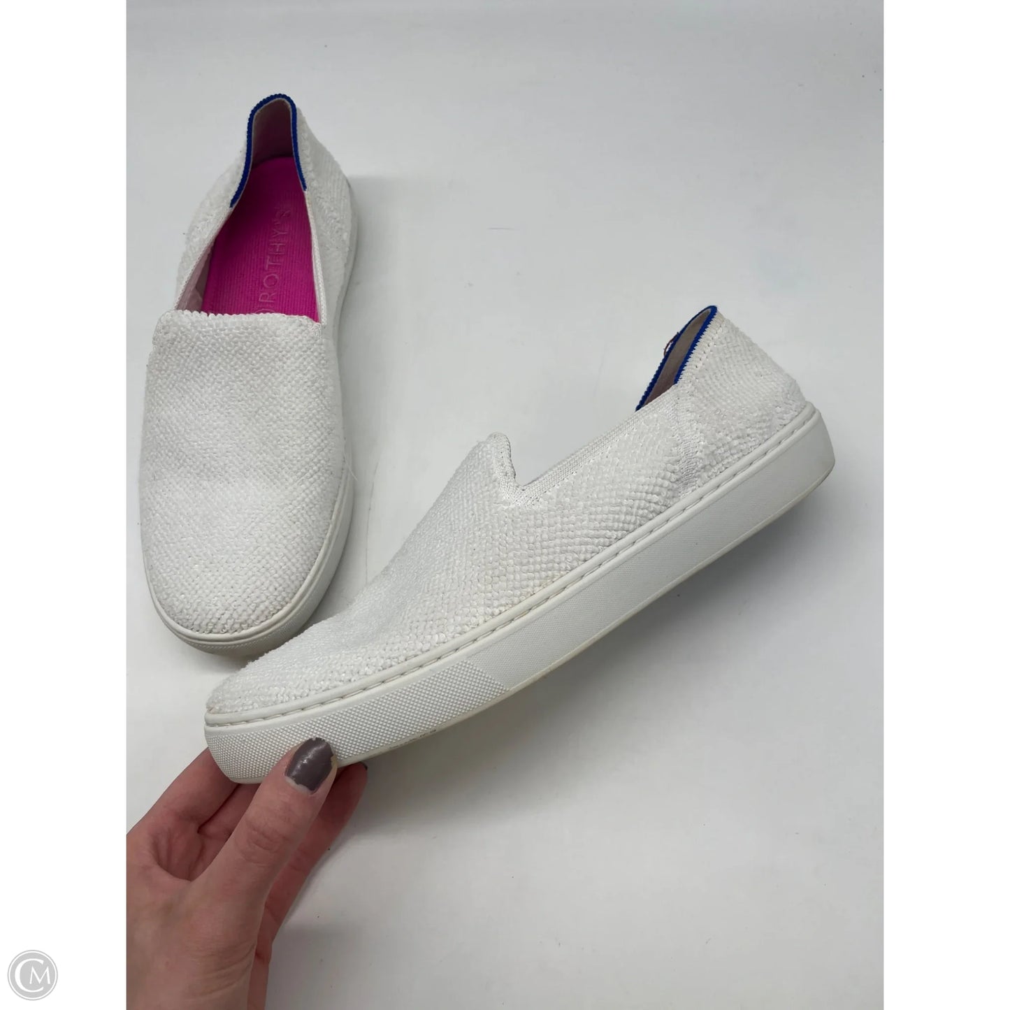 Shoes Sneakers By Rothys In White, Size: 9.5