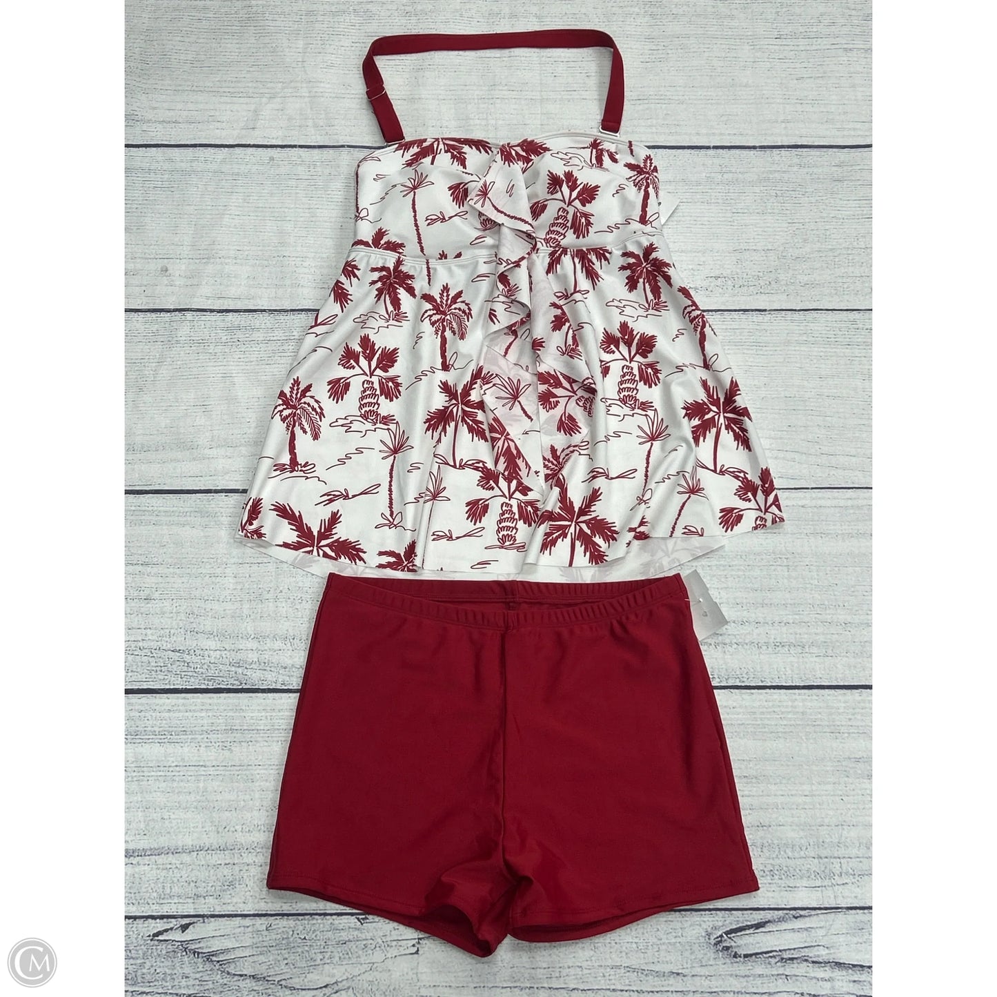 Swimsuit 2pc By Clothes Mentor In Red, Size: M