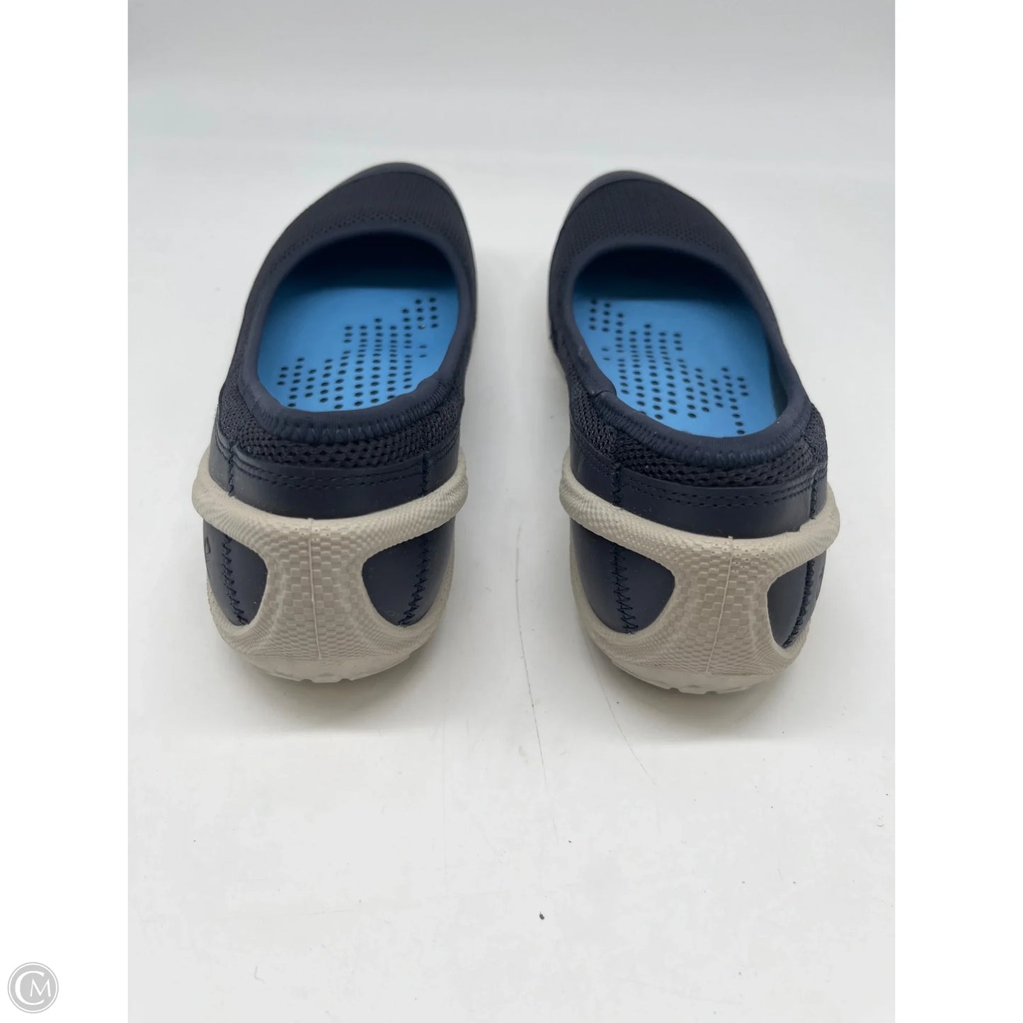 Shoes Flats By Ecco In Blue, Size: 10