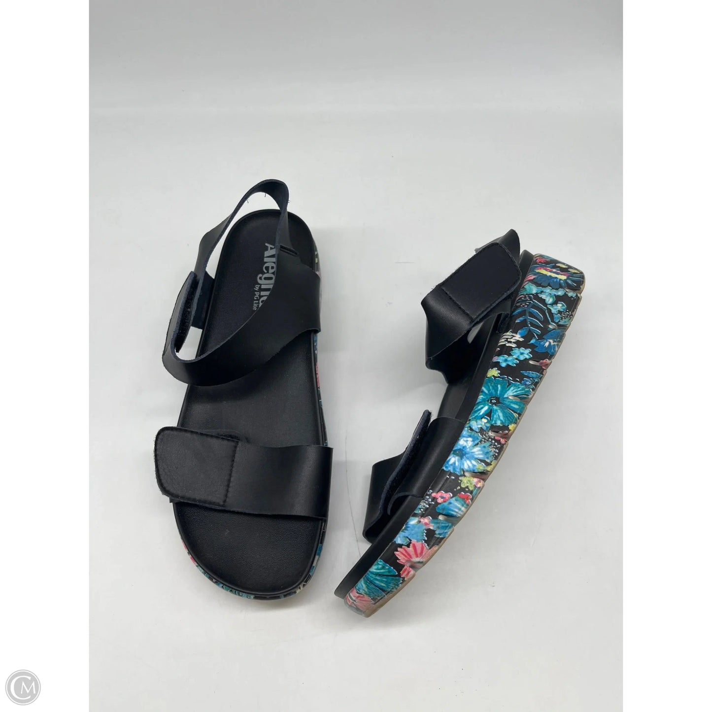 Sandals Heels Platform By Alegria In Black, Size: 10