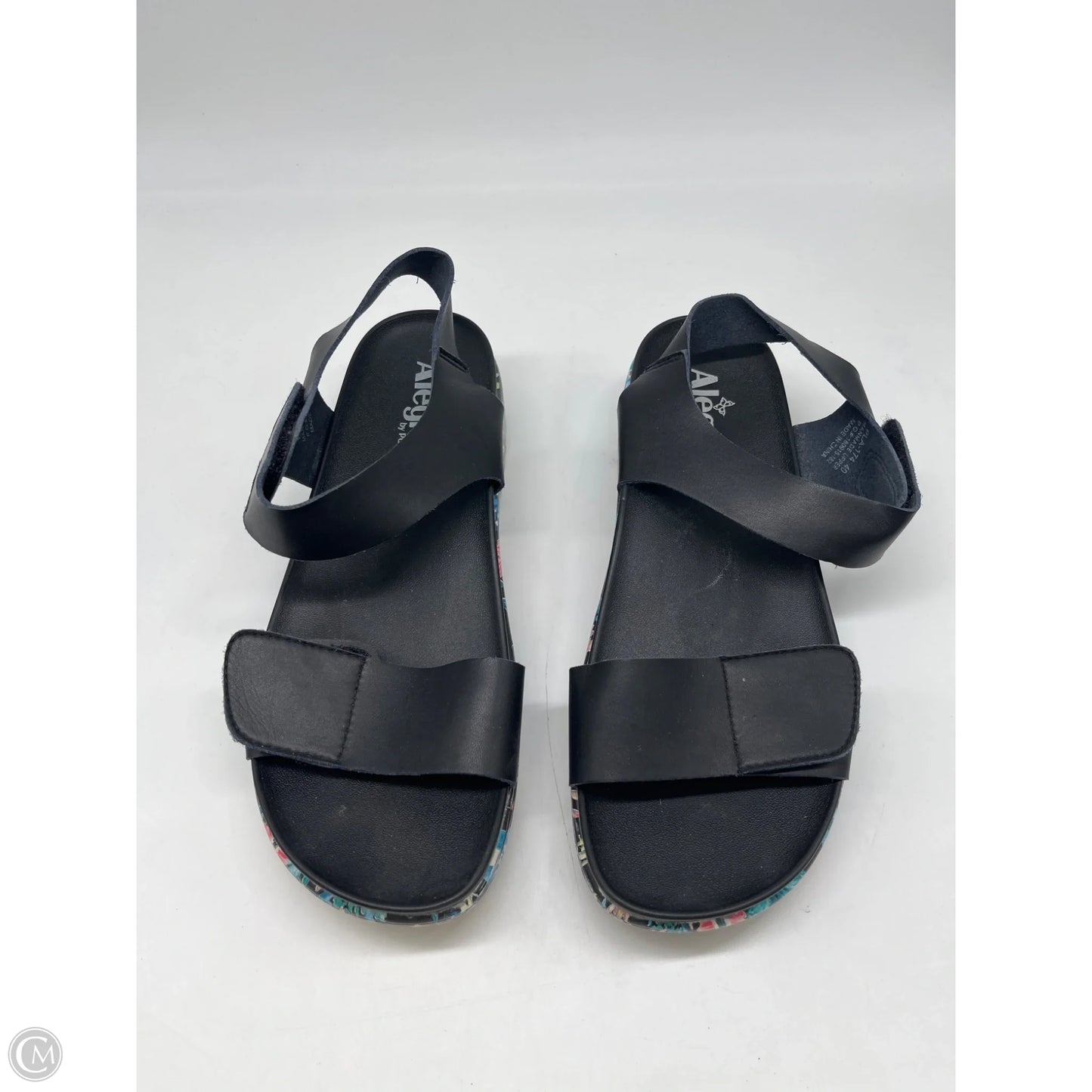 Sandals Heels Platform By Alegria In Black, Size: 10