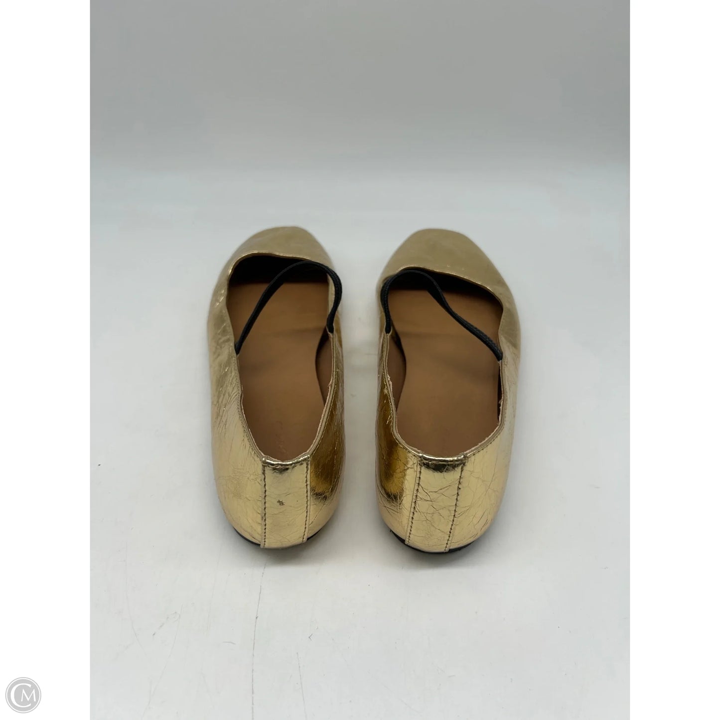 Shoes Flats By Madewell In Gold, Size: 8