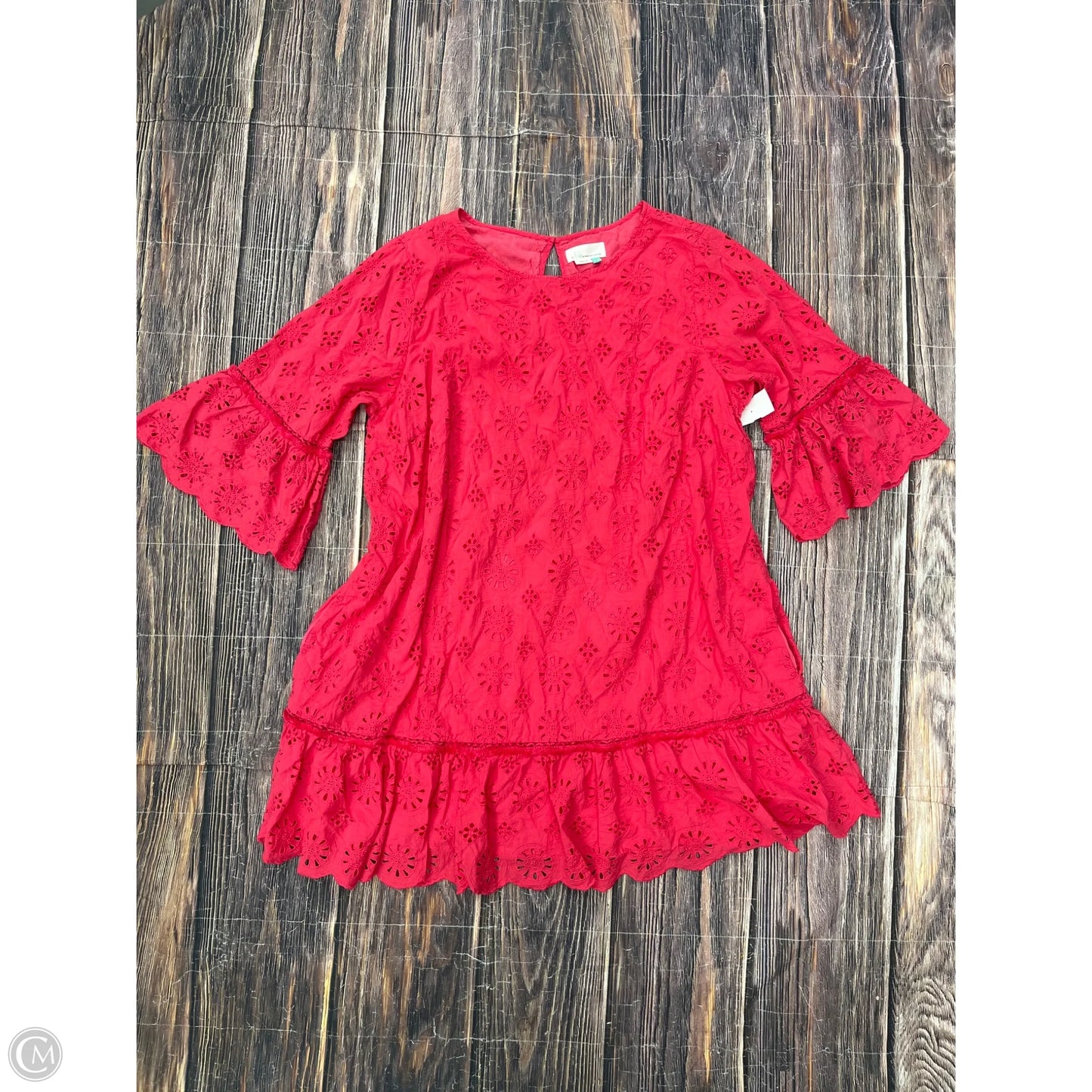 Dress Casual Midi By Anthropologie In Pink, Size: 24