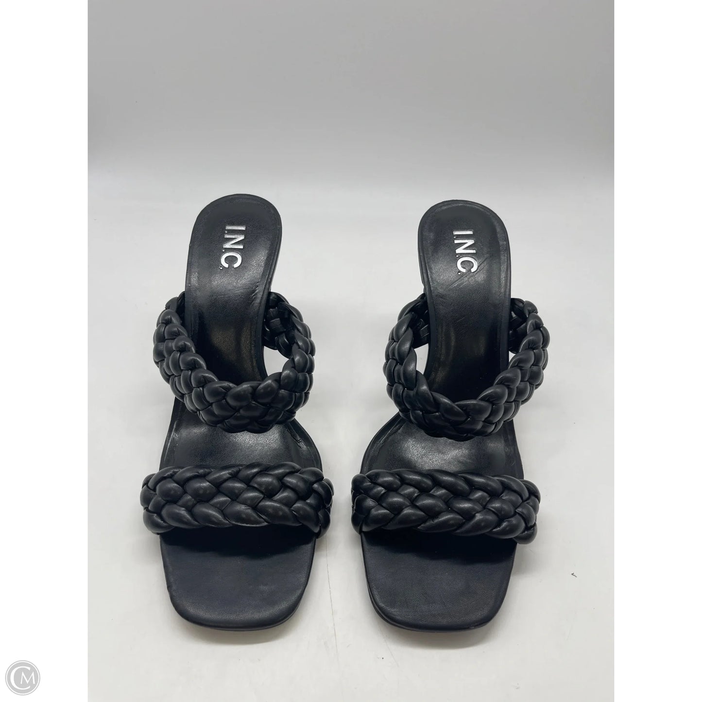 Sandals Heels Stiletto By Inc In Black, Size: 12