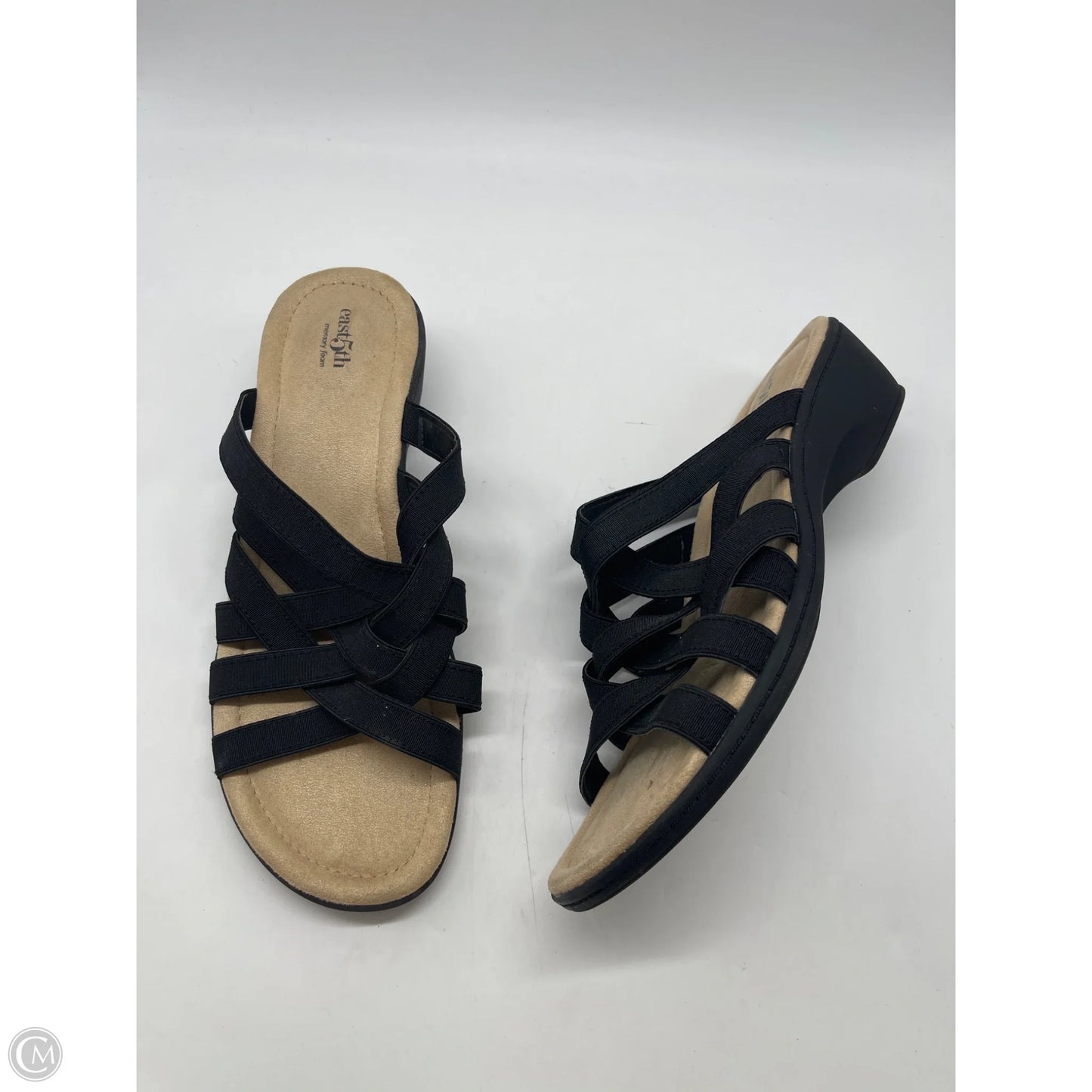 Sandals Flats By East 5th In Black, Size: 12