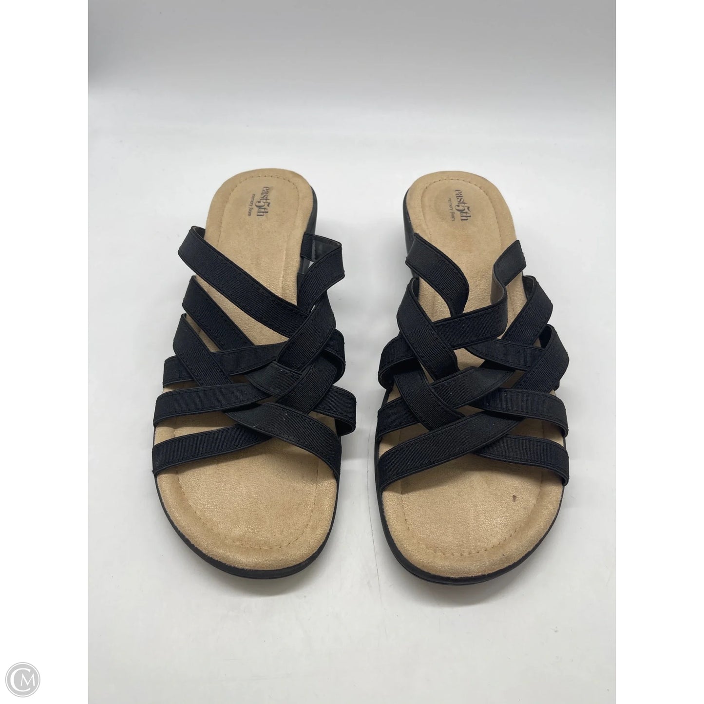 Sandals Flats By East 5th In Black, Size: 12