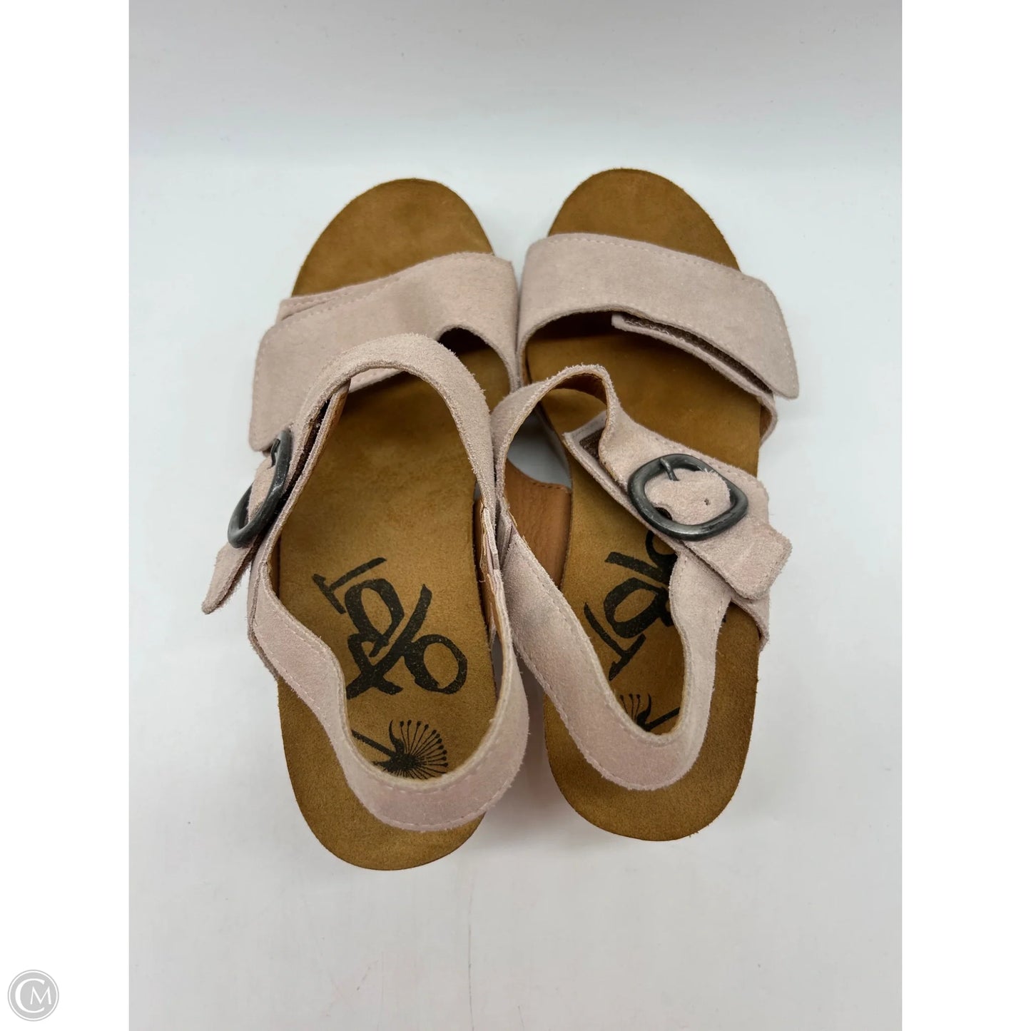 Sandals Heels Wedge By Otbt In Pink, Size: 10