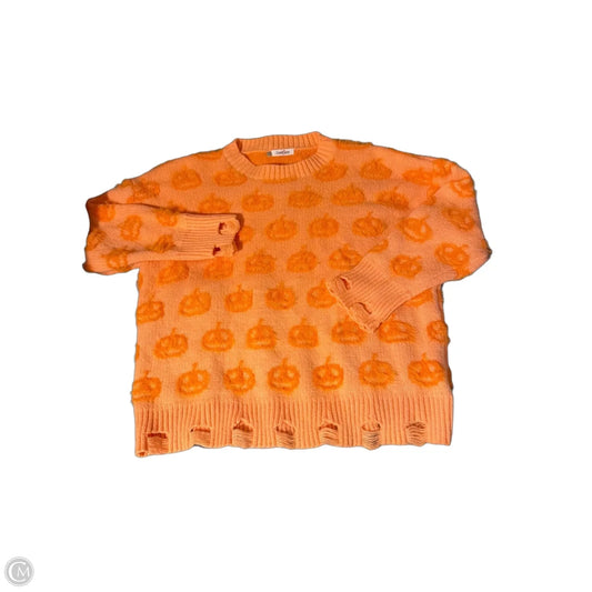 Sweater By Geegee In Orange, Size: M