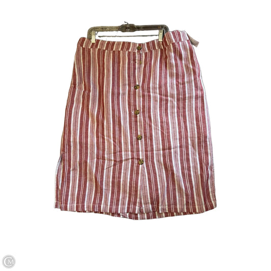 Skirt Mini & Short By Dash In Red, Size: Xl