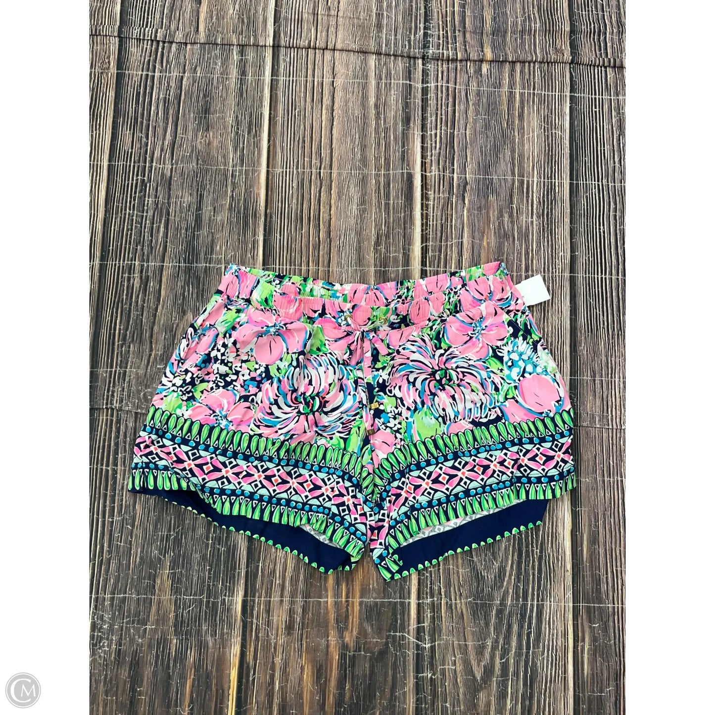 Shorts Designer By Lilly Pulitzer In Blue & Pink, Size: S