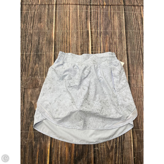Athletic Skort By Lululemon In Blue, Size: 4