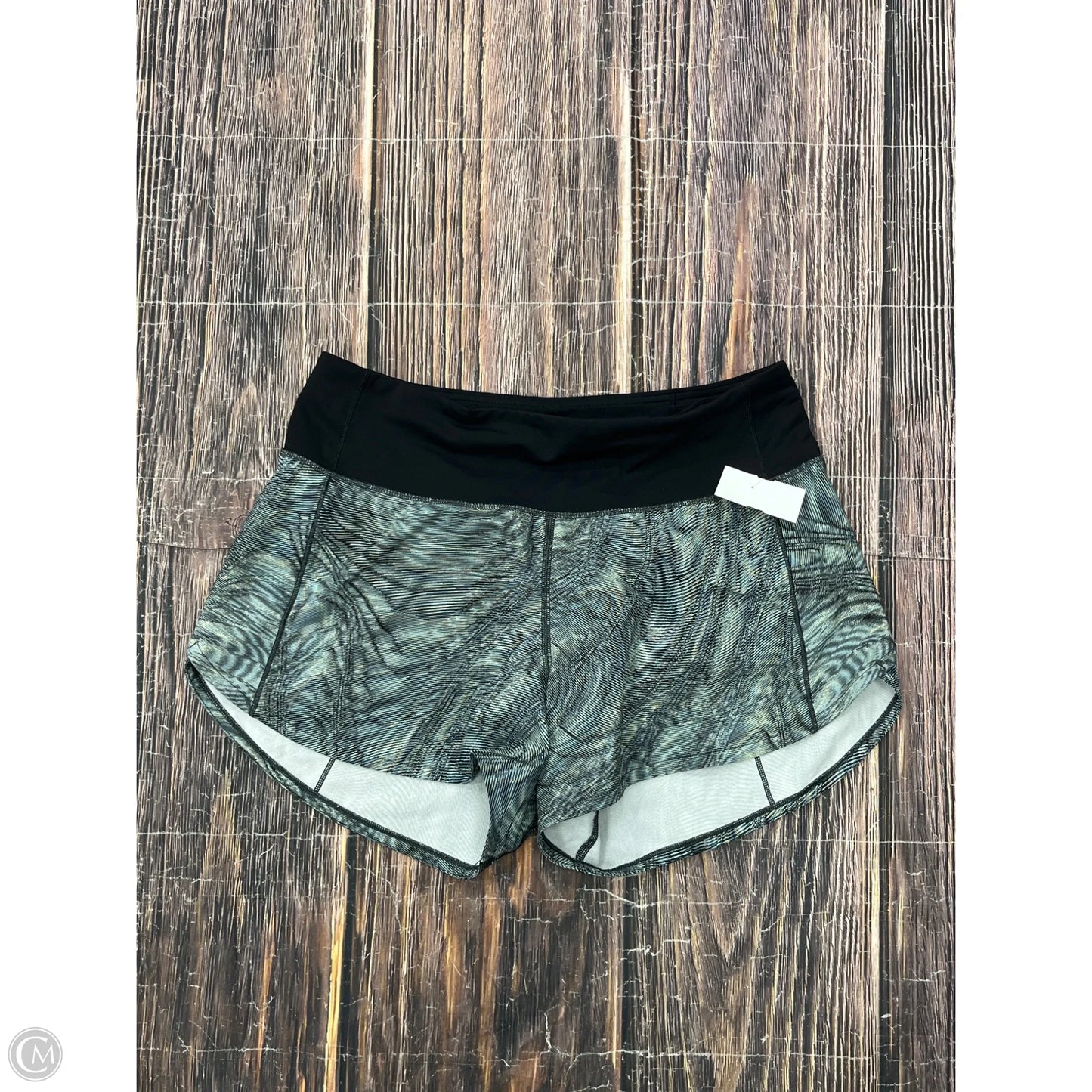 Athletic Shorts By Lululemon In Green, Size: 6l