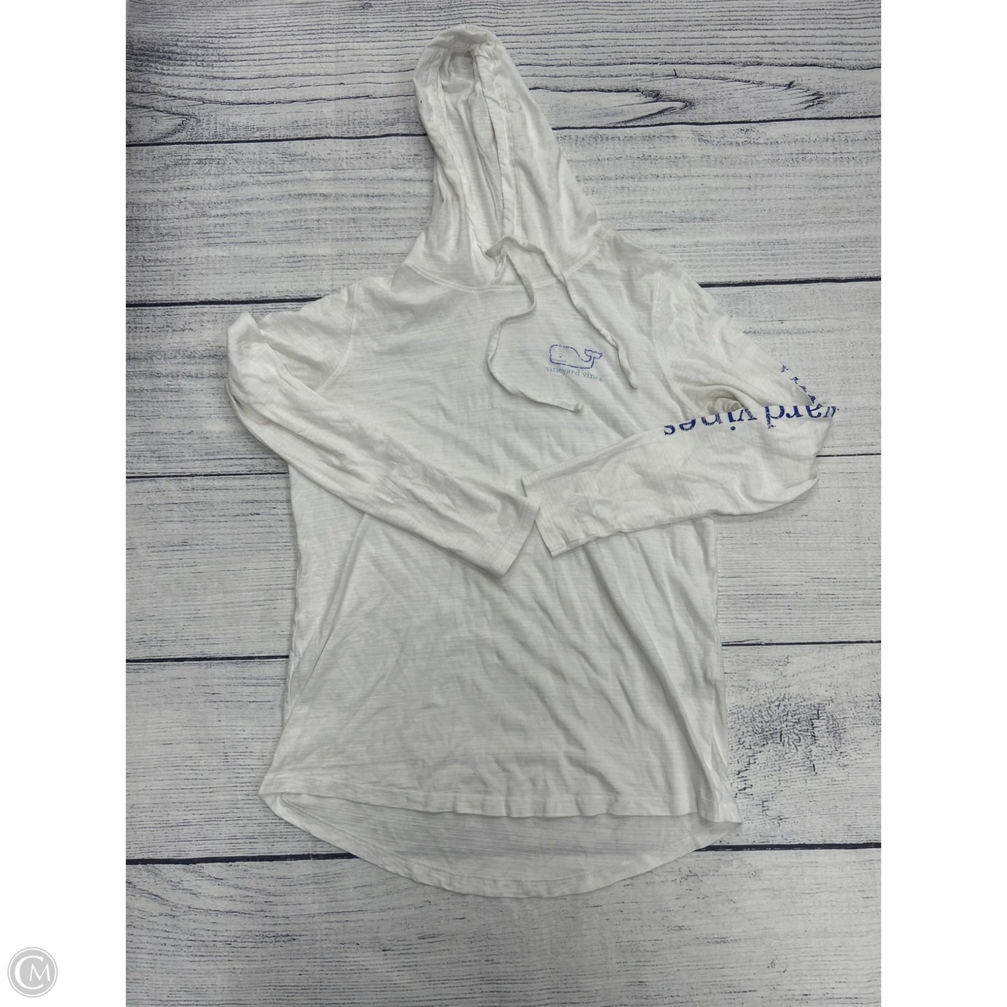 Top Long Sleeve By Vineyard Vines In White, Size: S