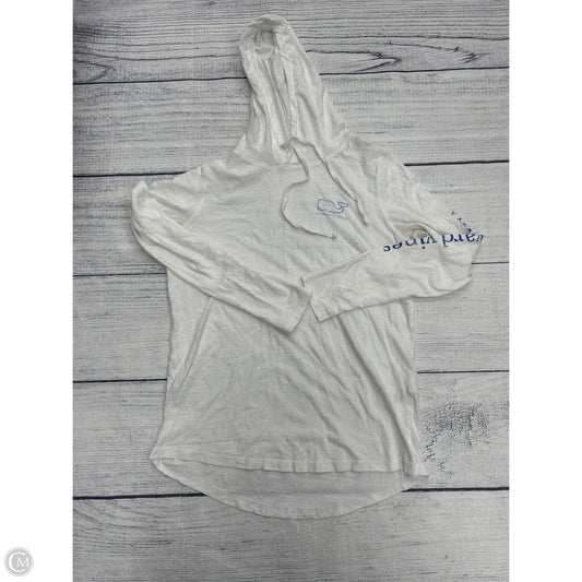 Top Long Sleeve By Vineyard Vines In White, Size: S