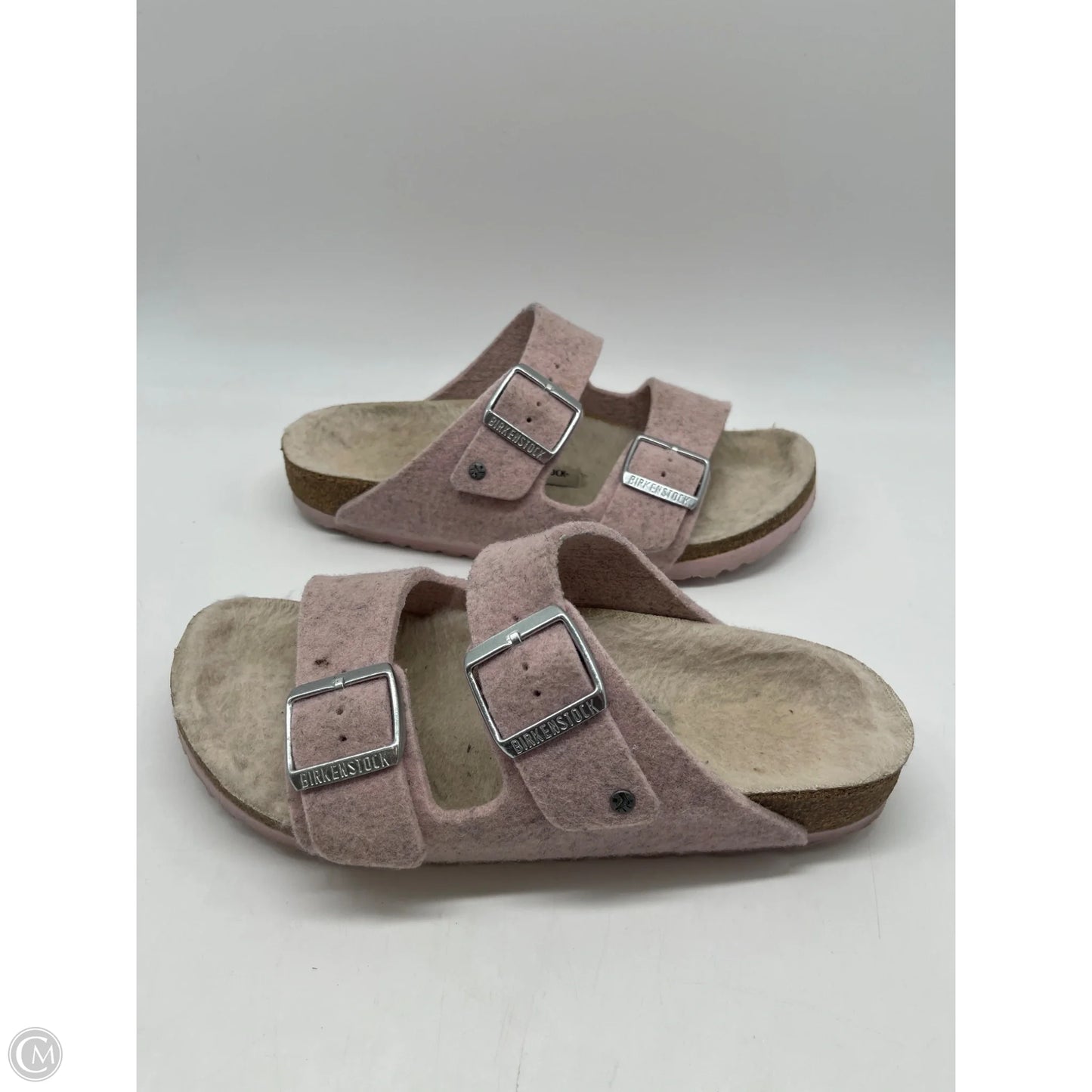 Sandals Flats By Birkenstock In Pink, Size: 6