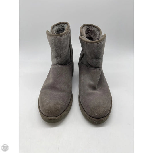 Boots Designer By Ugg In Grey, Size: 7
