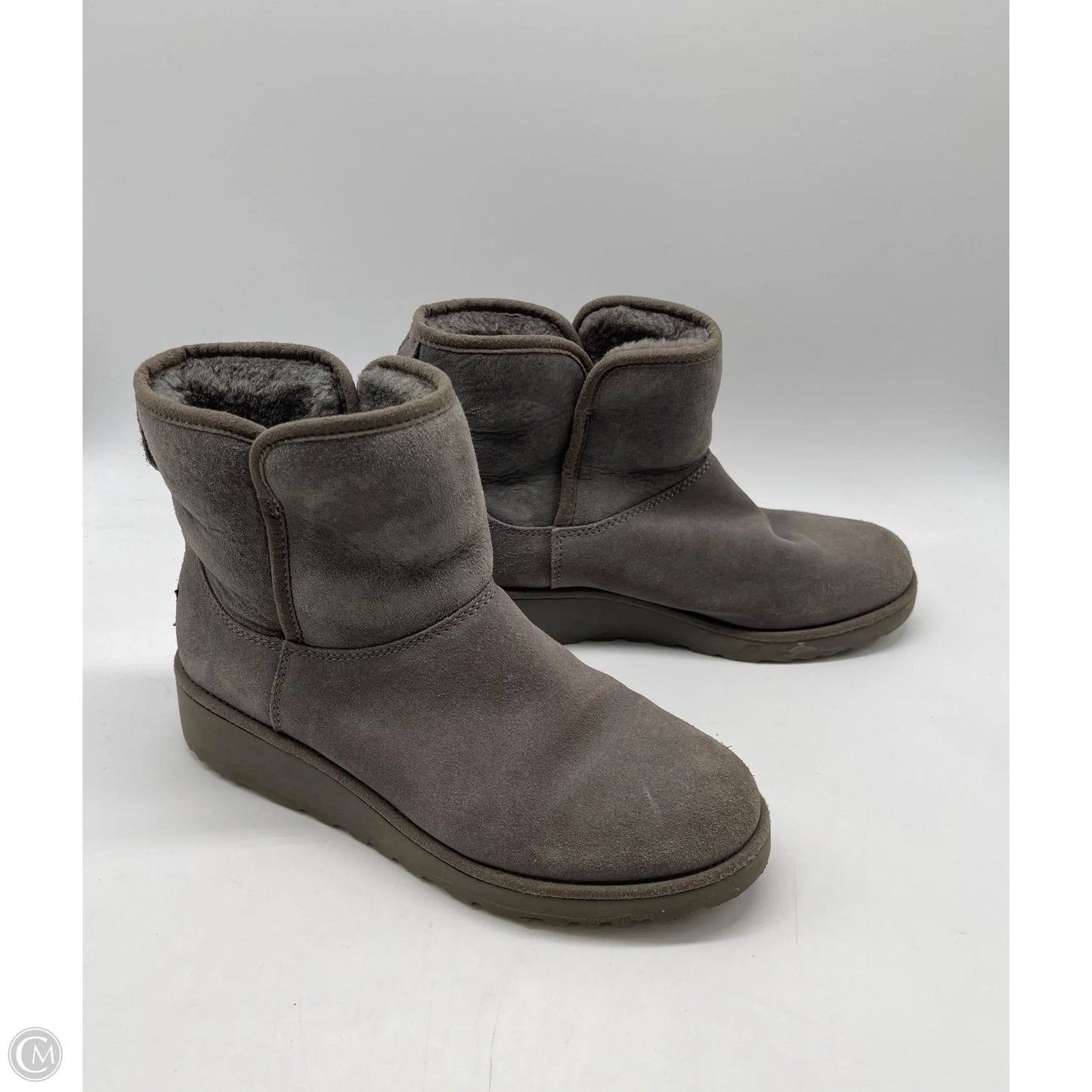 Boots Designer By Ugg In Grey, Size: 7