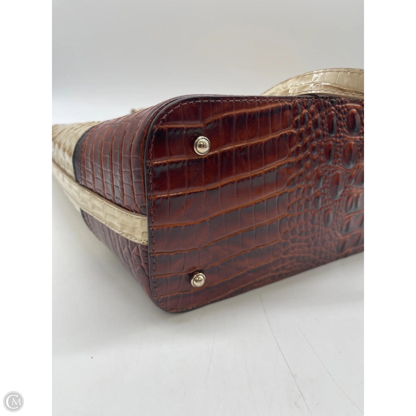 Handbag Designer By Brahmin, Size: Large