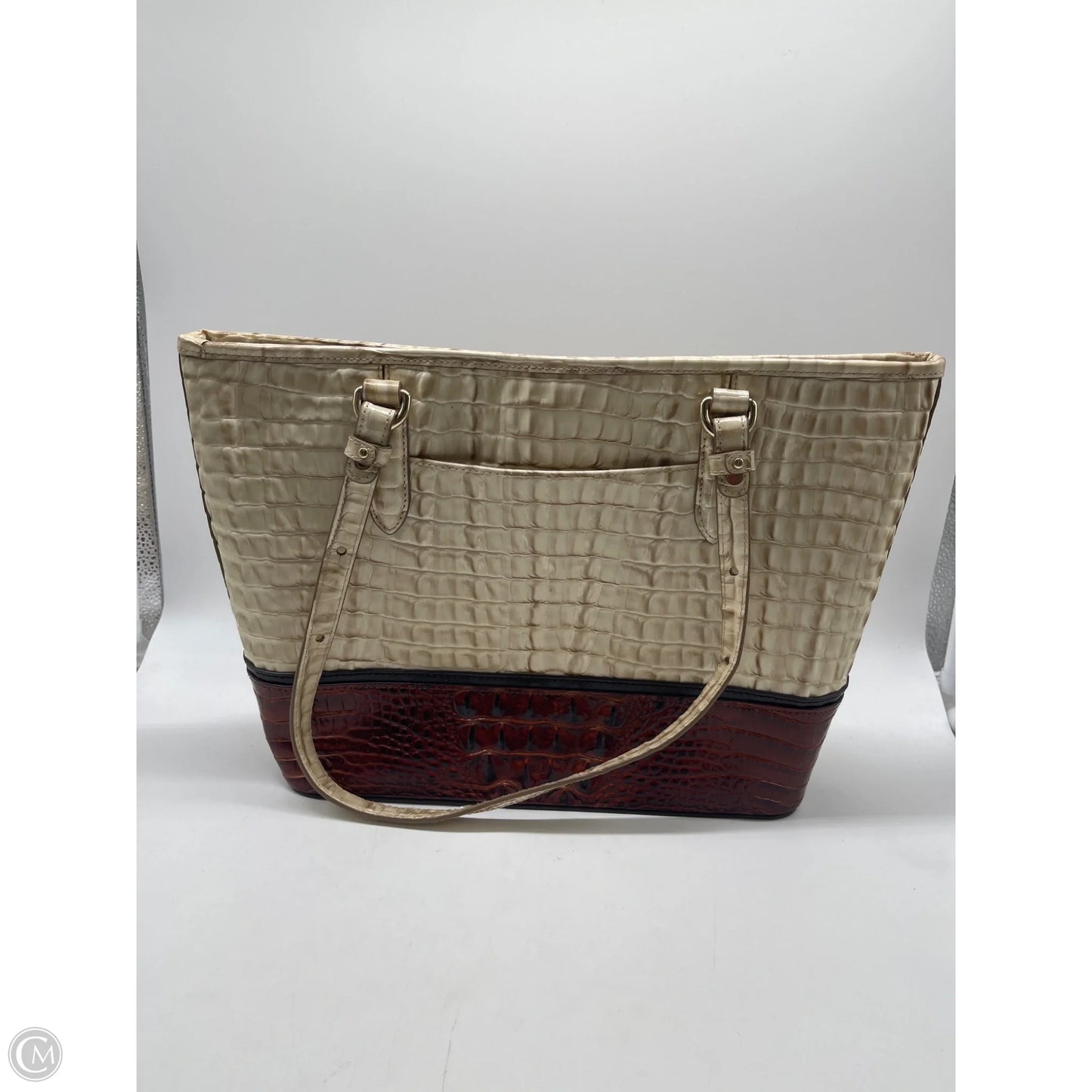 Handbag Designer By Brahmin, Size: Large