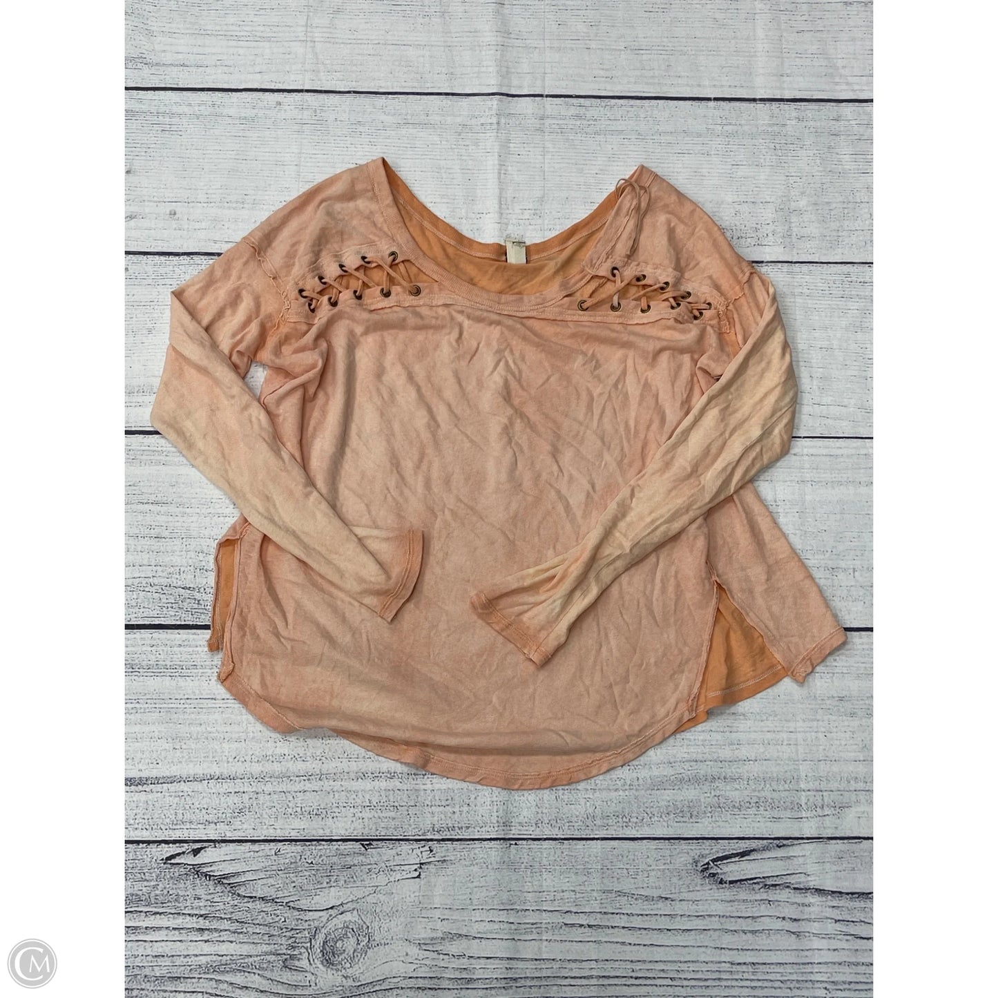 Top Long Sleeve By We The Free In Orange, Size: S