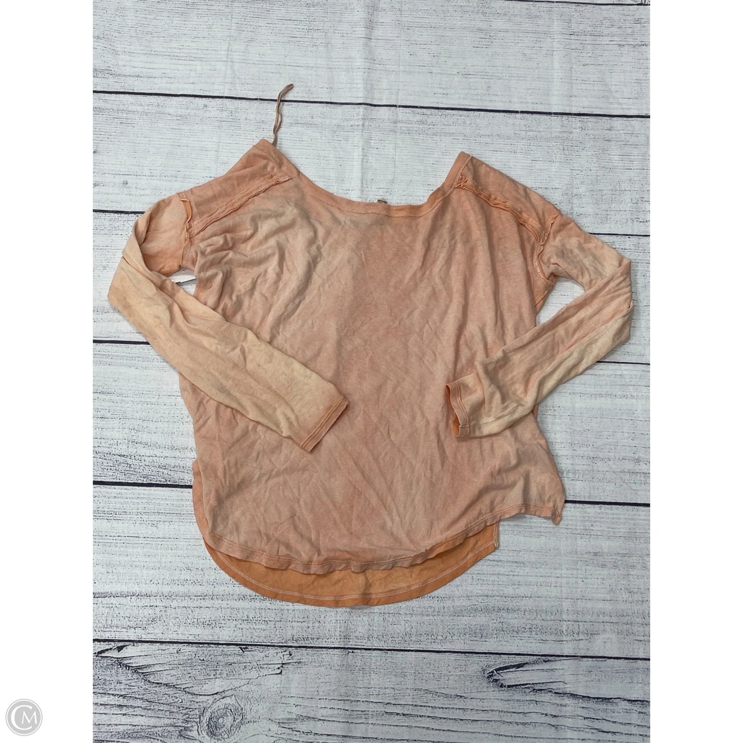 Top Long Sleeve By We The Free In Orange, Size: S