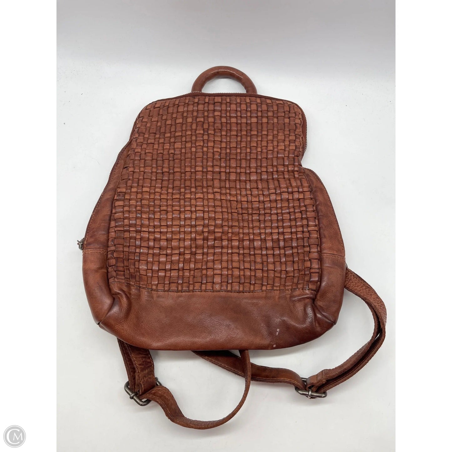 Backpack Leather By Clothes Mentor, Size: Medium
