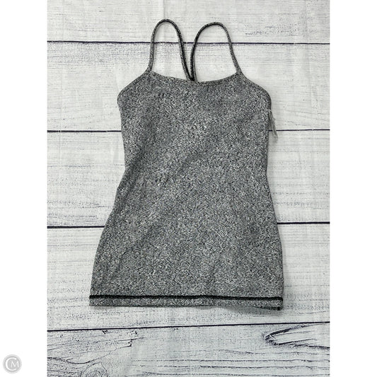 Athletic Tank Top By Lululemon In Grey, Size: 4