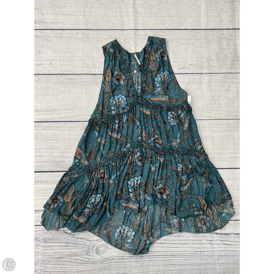 Tunic Sleeveless By Free People In Blue, Size: S