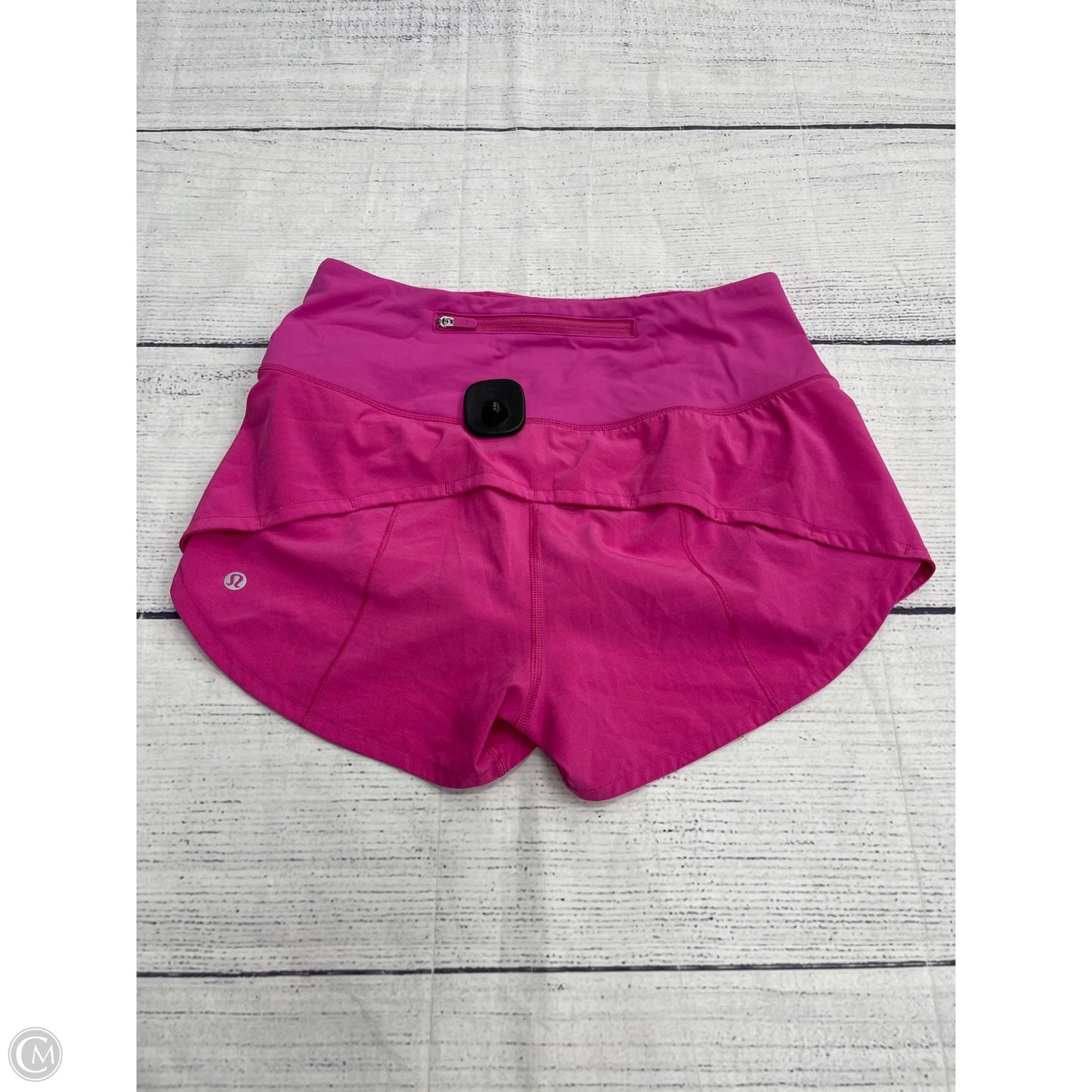 Athletic Shorts By Lululemon In Pink, Size: 4