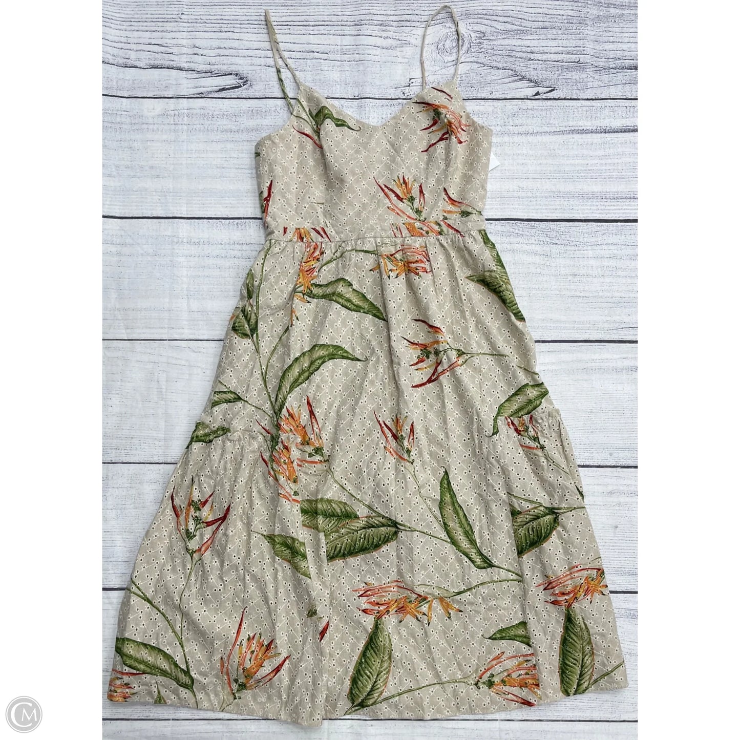 Dress Casual Maxi By Bcbgmaxazria In Tan, Size: 6