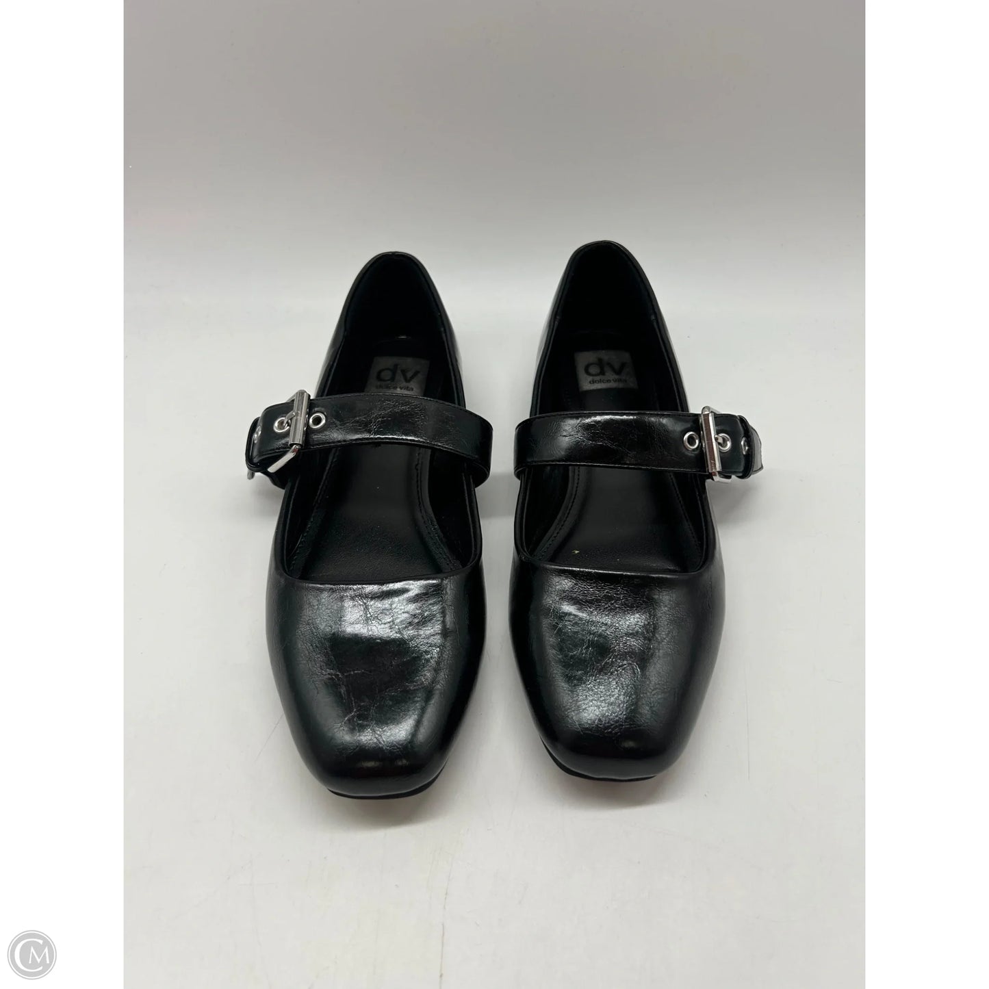 Shoes Flats By Dv In Black, Size: 8