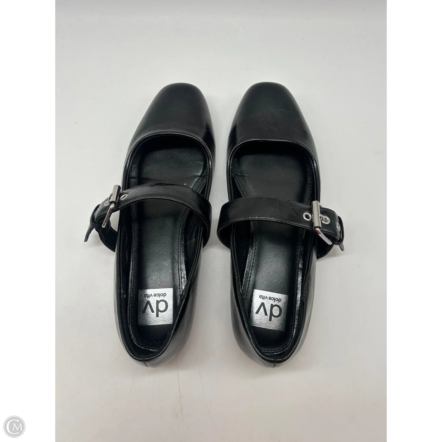 Shoes Flats By Dv In Black, Size: 8
