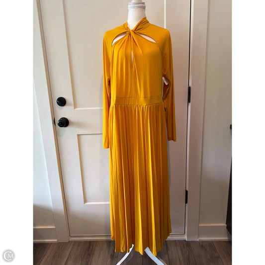 Dress Casual Maxi By Eloquii In Yellow, Size: 14