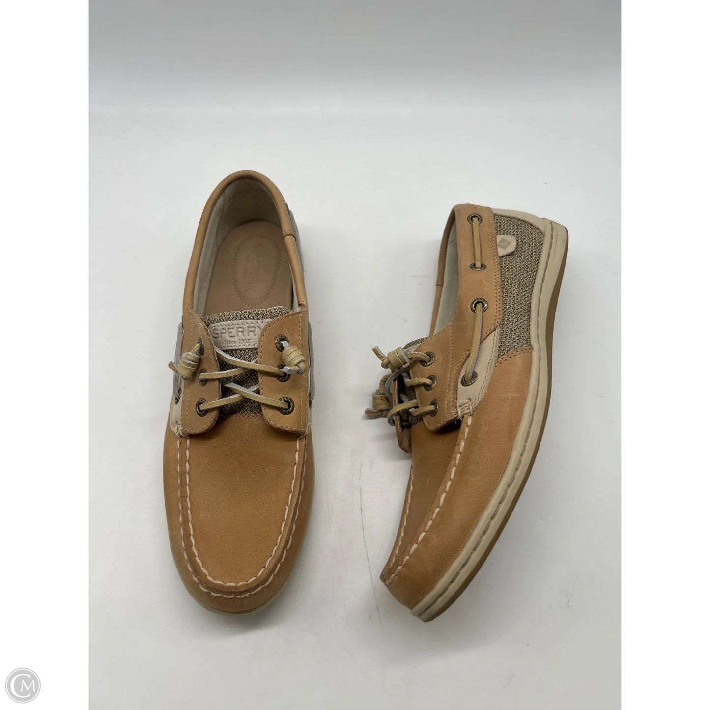 Shoes Flats By Sperry In Tan, Size: 9.5