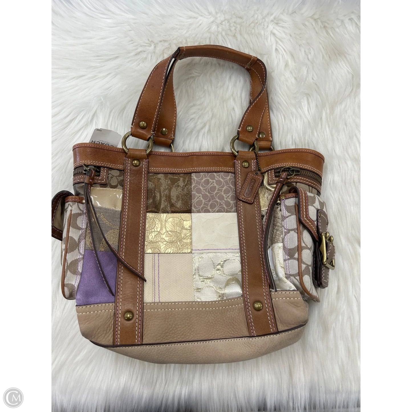 Handbag Designer By Coach, Size: Medium